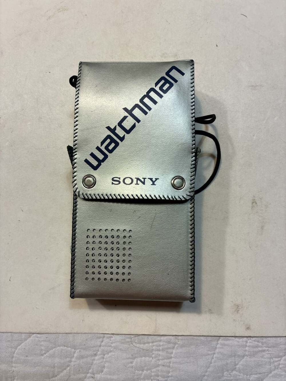 Not tested Vintage Sony Watchman FD-20A Portable B&W Television with Original Ca